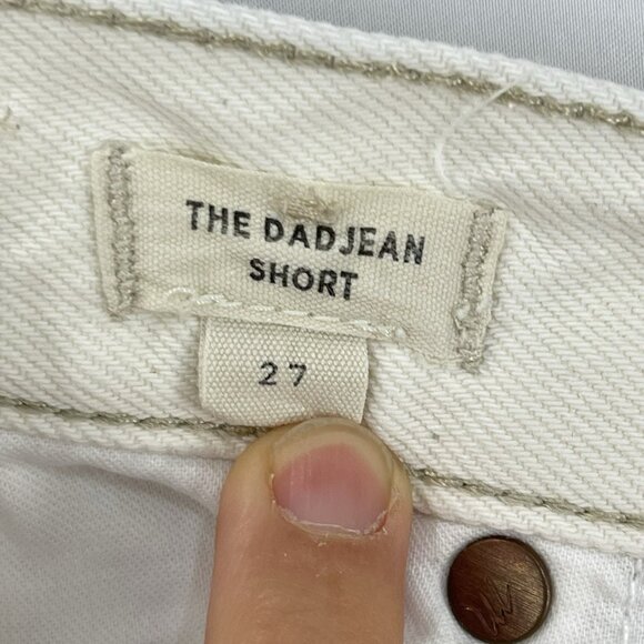 Madewell The Dad Jean Shorts Vintage Canvas Wash Size 27 High Rise NF048 - Picture 8 of 13